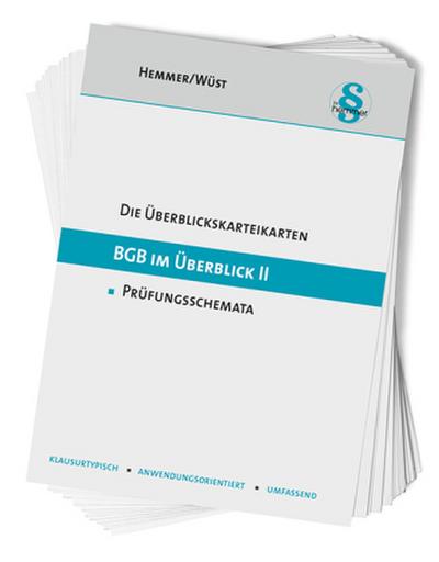 Die Überblickskarteikarten BGB im Überblick II - Nebengebiete