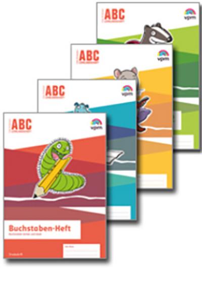 ABC-Lernlandschaft 1/2. Basis-Paket: 4 Arbeitshefte Druckschrift Klasse 1/2 
