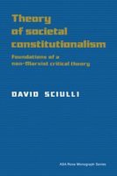 Theory of Societal Constitutionalism