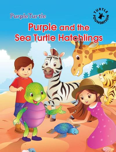 Purple Turtle - Purple and the Sea Turtle Hatchlings