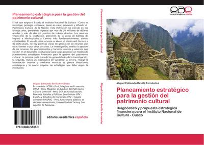 Planeamiento estratégico para la gestión del patrimonio cultural