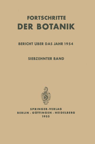 Bericht über das Jahr 1954