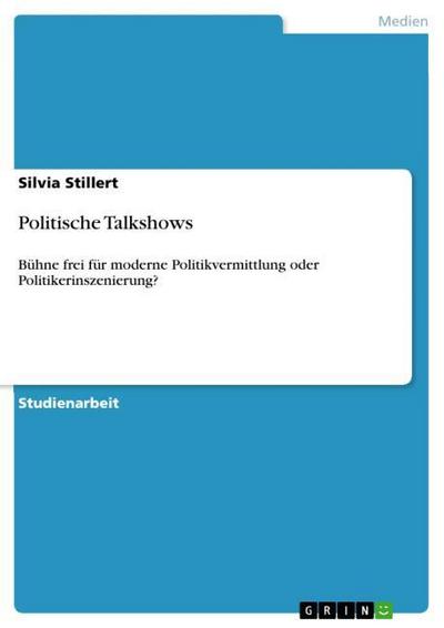 Politische Talkshows - Silvia Stillert
