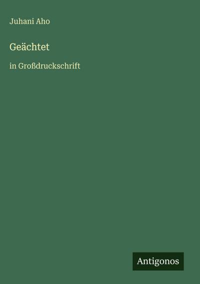 Geächtet