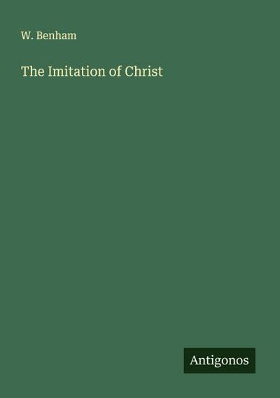 The Imitation of Christ