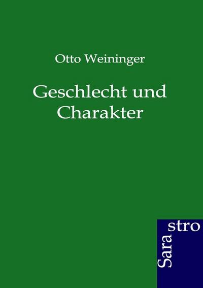 Geschlecht und Charakter