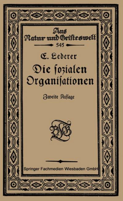Die Sozialen Organisationen