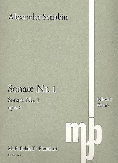 Sonate f-Moll Nr.1 op.6für Klavier