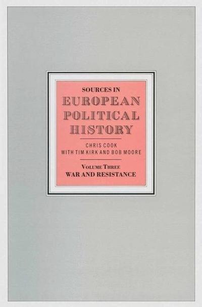 Sources in European Political History