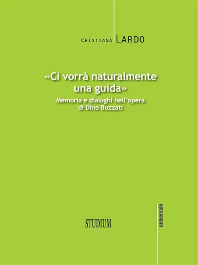 «Ci vorrà naturalmente una guida»