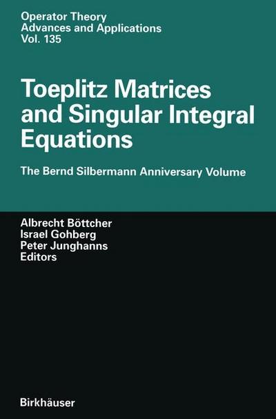 Toeplitz Matrices and Singular Integral Equations