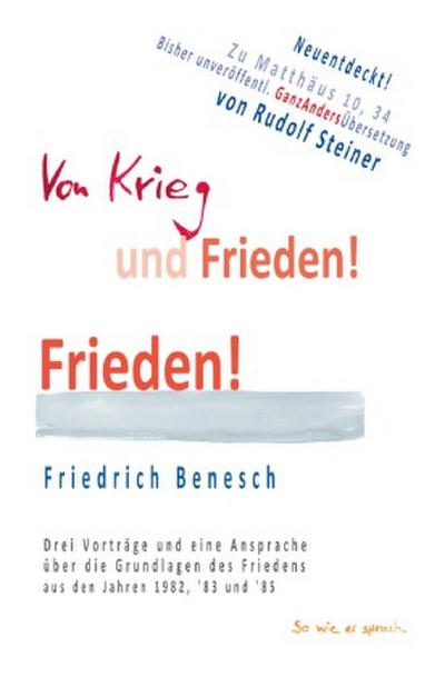 Von Krieg und Frieden