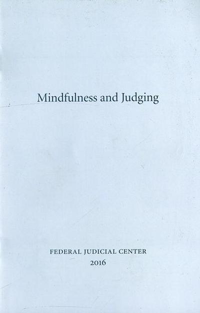 MINDFULNESS & JUDGING