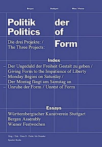 Politik der Form / Politics of Form
