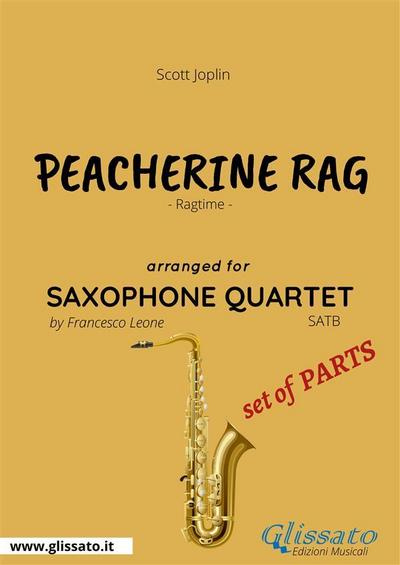 Peacherine Rag - Saxophone Quartet set of PARTS