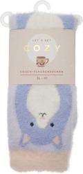 COZY Couch-Flauschsocken’Cozy Cat’, bl