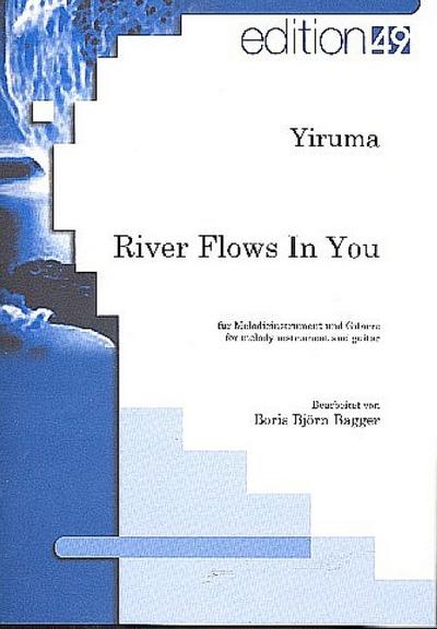 River flows in Youfür Melodieinstrument und Gitarre