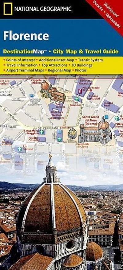 Florence: National Geographic Destination Map - National Geographic Maps