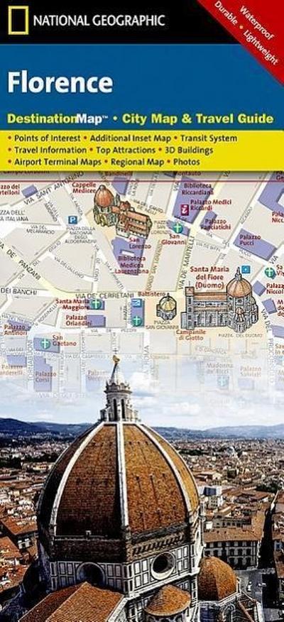 Florence: National Geographic Destination Map