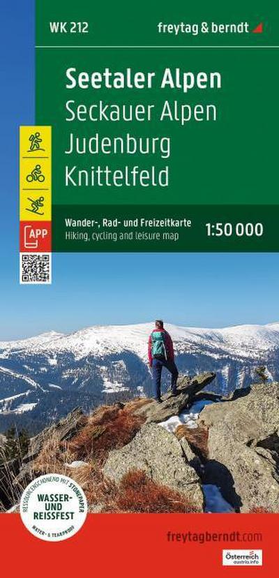freytag & berndt Wanderkarte Seetaler Alpen - Seckauer Alpen - Judenburg - Knittelfeld 1:50.000