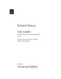 4 Lieder op. 36. für hohe Stimme und Klavier. hoch