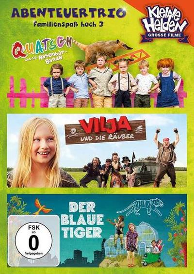 Abenteuertrio Kinderfilmbox - Familienspaß hoch 3 DVD-Box