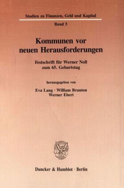 Kommunen vor neuen Herausforderungen.