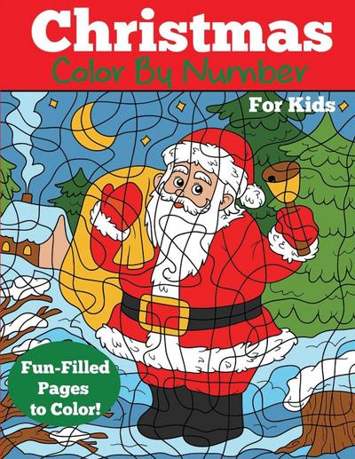 Christmas Color by Number for Kids