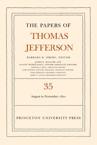 The Papers of Thomas Jefferson, Volume 35