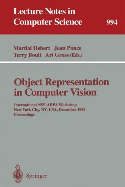 Object Representation in Computer Vision