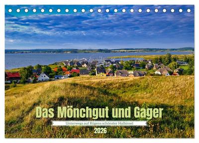 Das Mönchgut und Gager (Tischkalender 2026 DIN A5 quer), CALVENDO Monatskalender
