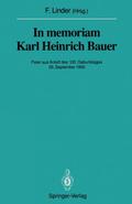 In memoriam Karl Heinrich Bauer