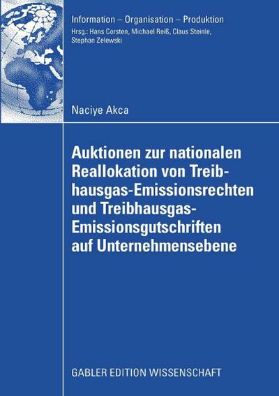 Auktionen zur nationalen Reallokation von Treibhausgas-Emissionsrechten und Treibhausgas-Emissionsgutschriften auf Unternehmensebene