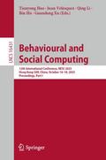 Behavioural and Social Computing