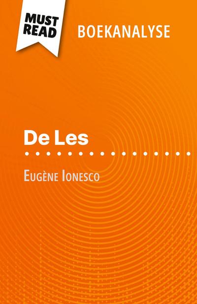 De Les van Eugène Ionesco (Boekanalyse)