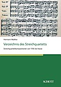 Verzeichnis des Streichquartetts