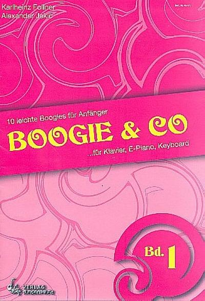 Boogie und Co Band 1für Klavier (Keyboard)