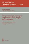 Programming Languages: Implementations, Logics, an