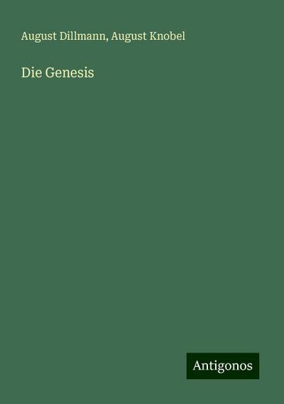 Dillmann, A: Genesis
