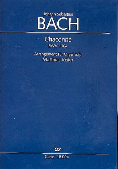Chaconne BWV1004für Orgel