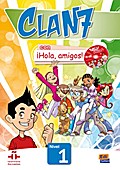 Clan 7 con ¡Hola, amigos! Libro del alumno, m. CD-ROM
