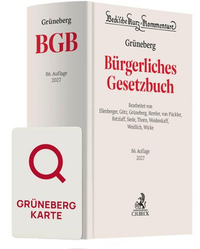 Grüneberg BGB Chat-Book 2027