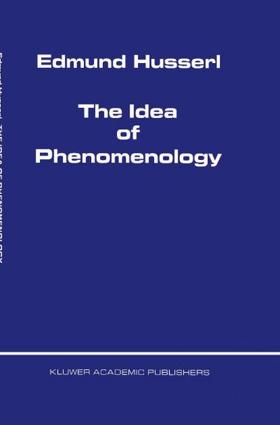 The Idea of Phenomenology
