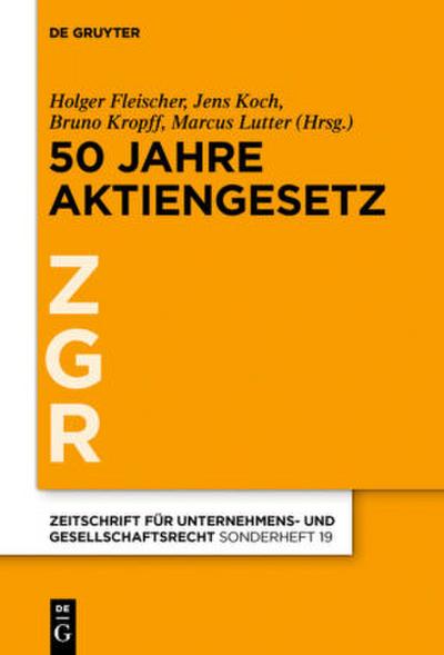 50 Jahre Aktiengesetz