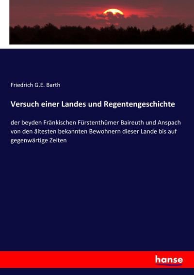 Versuch einer Landes und Regentengeschichte