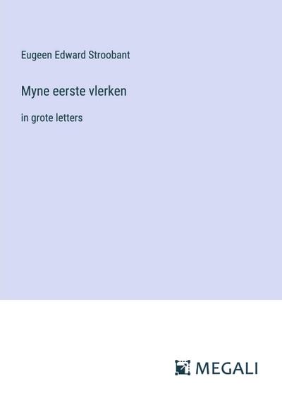 Myne eerste vlerken