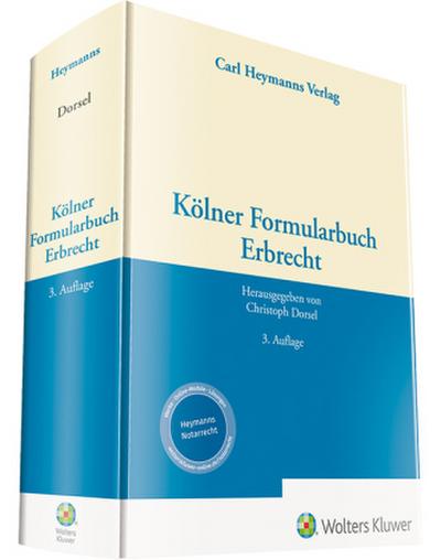 Kölner Formularbuch Erbrecht