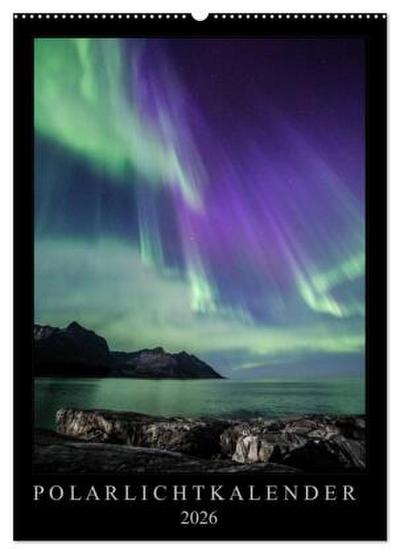 Polarlichtkalender (Wandkalender 2026 DIN A2 hoch), CALVENDO Monatskalender