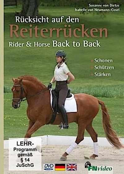 Rücksicht auf den Reiterrücken / Rider & Horse Back to Back, DVD