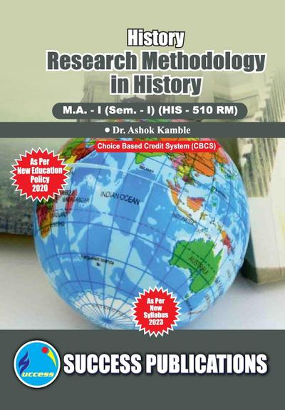 Research Methodology in History,First Year ,M.A,Sem-I-English